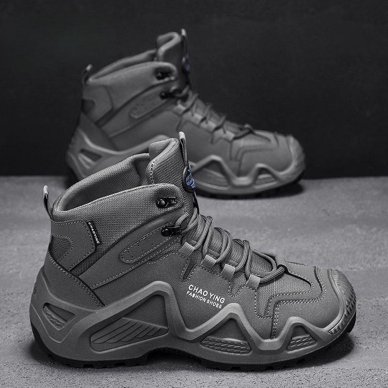 Men's Hiking Boots  Outdoor Platform Soles Wear-resistant Martin Boots