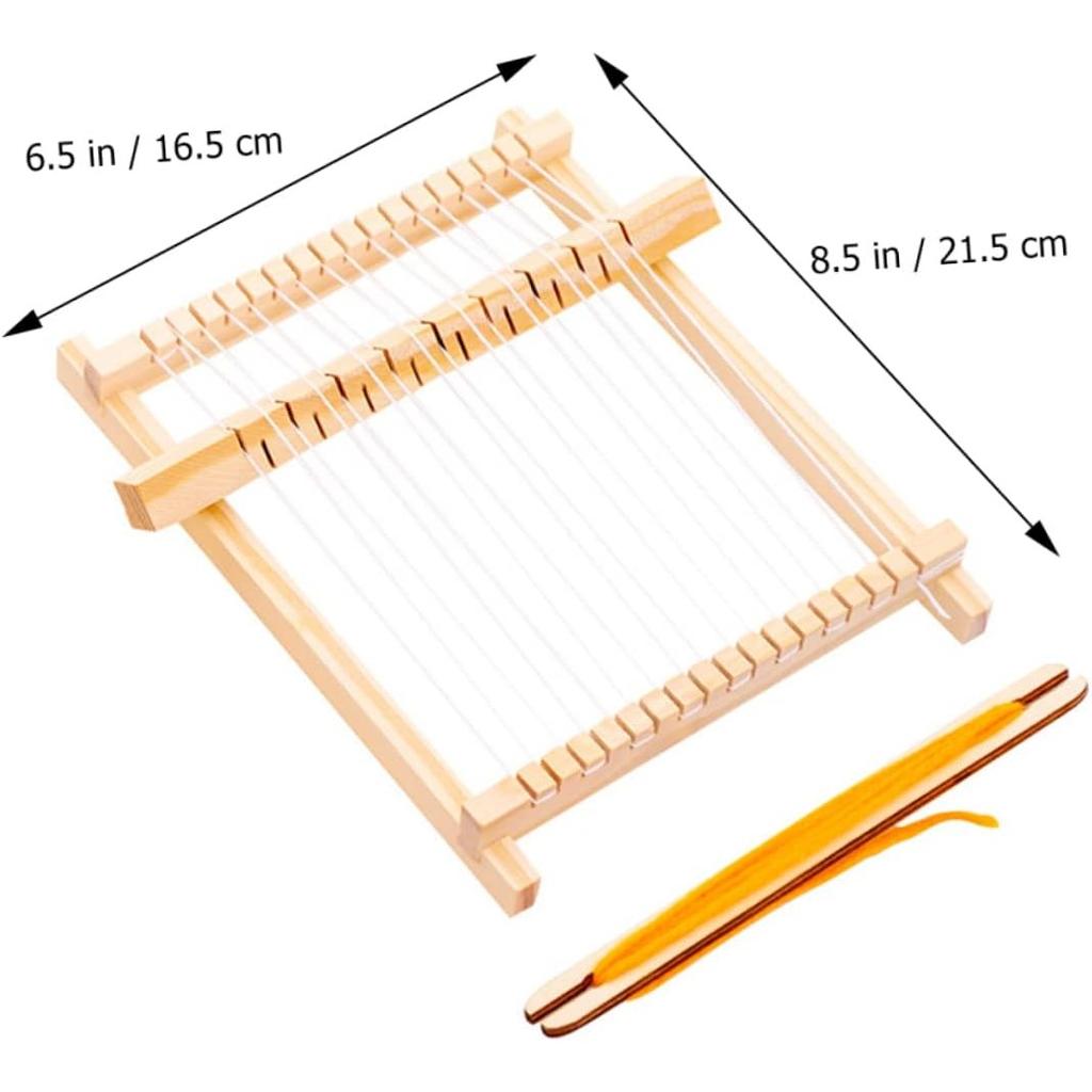 1 Zestaw Robótki Ręczne DIY Pedagogiczne Unikalne Krosna Zabawka Edukacja Mini Krosno Dzieci Zabawki Dzieci Wczesny Model Maszyna Tkacka