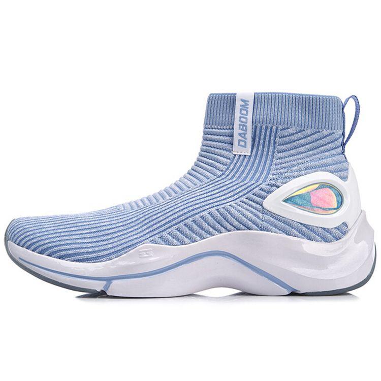 Li Ning Взрывной Тренд Повседневные Спортивные Кроссовки Женские Кроссовки Сине-Белые AGLN142-1 36⅓