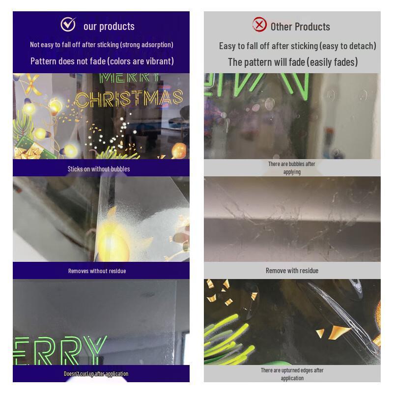 Christmas Window Decal Stickers