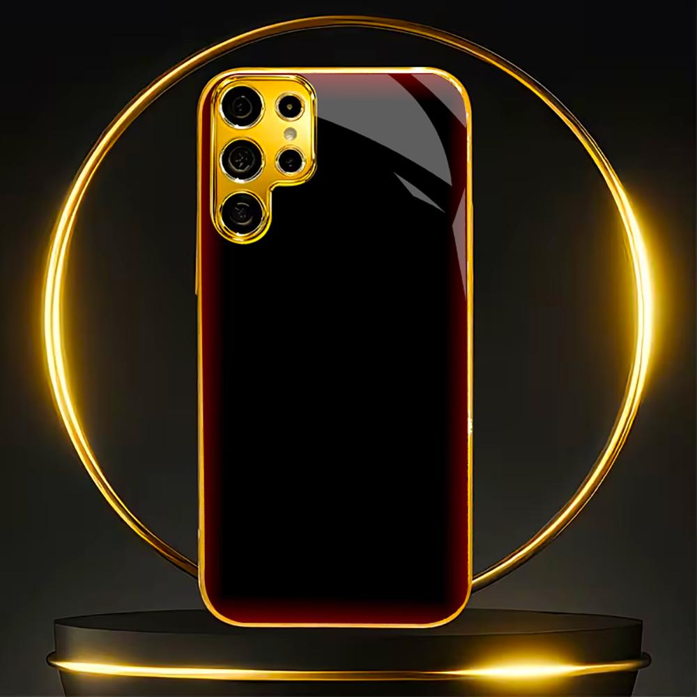 

Red black faddish cellphone new Bestseller model PhoneCase Glass PhoneCase for Samsung Galaxy S26 S25 S24 S23 S22 FE,Ultra,Plus GalaxyS25