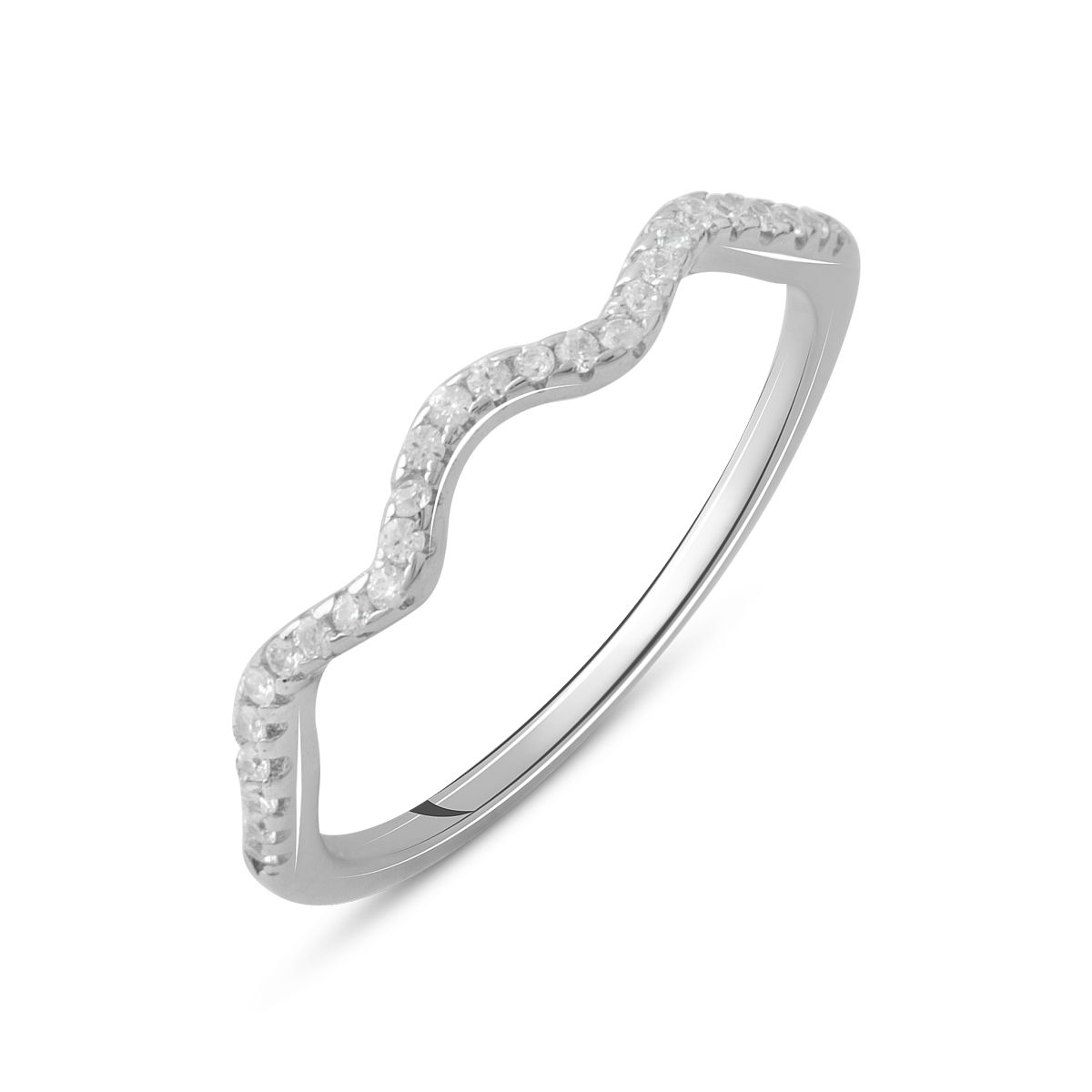 

Silver ring with cubic zirconia, product weight 1.02 g (2081715) 18.5 білий
