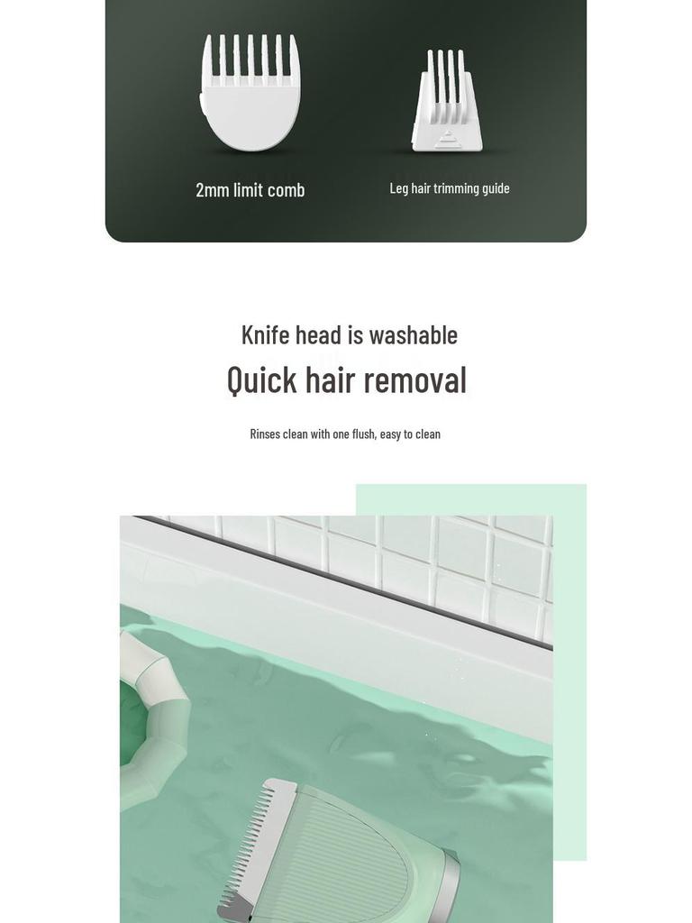 Four-in-One Pet Clipper: Cat Paw Shaver & Dog Hair Trimmer