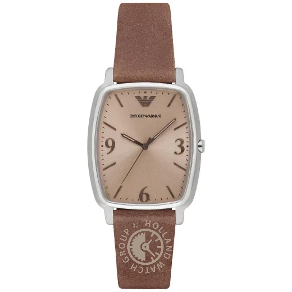 

Emporio Armani Historical Collection Brown Leather/Brown Ladies Quartz Watch AR2489 коричневый