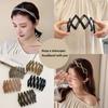 Headdress Retractable Foldable Hairbands Hair Accessories Hair Clip New Hairpins  Unisex