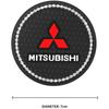 2PCS Universal Car Cup Holder Coaster Anti-Slip Water Cup Mat Interior Accessories for Mitsubishi Outlander Lancer ASX Pajero Sp