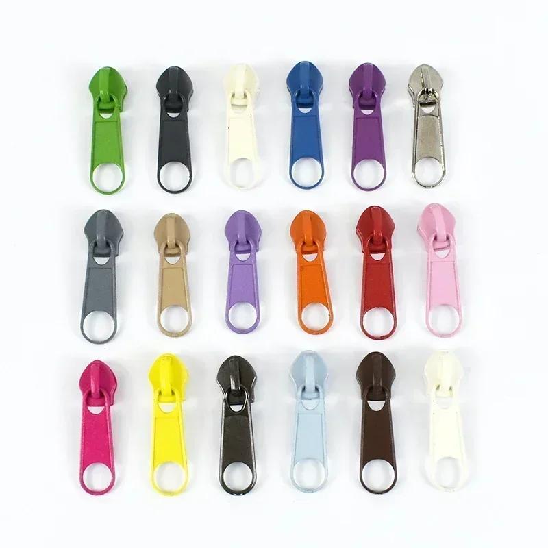 50/100/200Pcs Meetee 3# 5# Nylon Zipper Puller Bags Garment Zip Slider Backpack Pocket Zips Repair Kits DIY Sewing Accessories