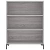 Highboard Gray Sonoma 69.5 x 34 x 180 cm Particleboard