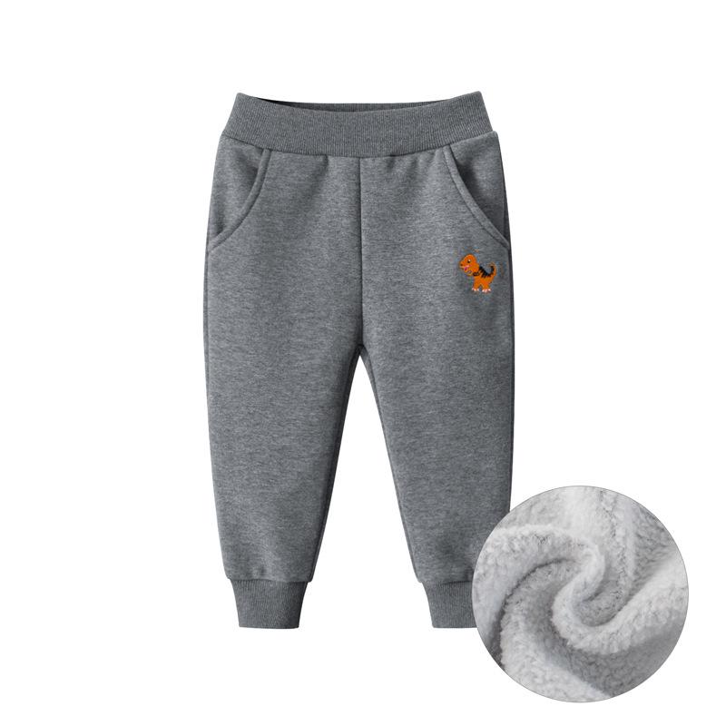 

Korean Spring 2024 Velvet Kids Sports Pants - Boys Baby Trousers, One Piece 100 cm