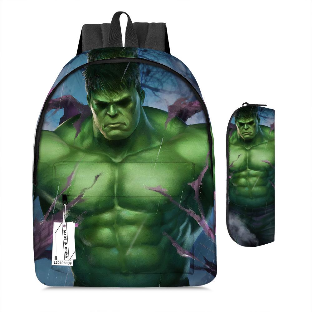 3-delige Schoolrugzakset voor Studenten Grote Capaciteit Oxford Stof Schooltas met Schouderband en Etui School bag + pencil case