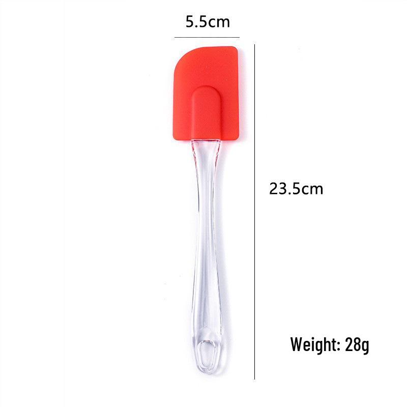 Two-Piece High-Temperature Silicone Spatula Set for Baking and Mixing