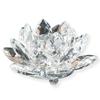 PLEAVIT Lotus Crystal Suncatcher, Crystal Glass Feng Shui Ornament (16cm)