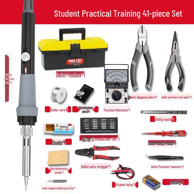 Complete Electrician Tool Kit with Multimeter for Students & Home Repair