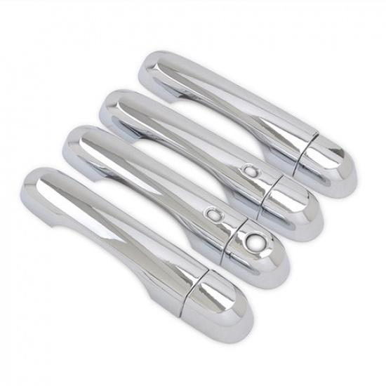 For Jeep Renegade 2015 2016 2017 Chrome Side Door Handle Cover Trim Bezel