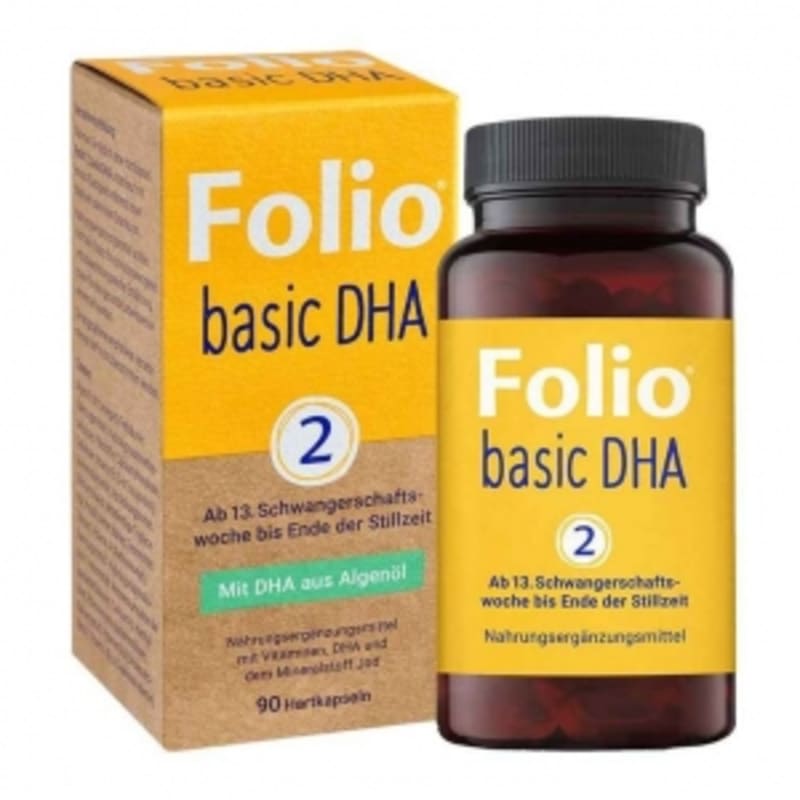 German Folio Phase 2 DHA Hard Capsules 90 Tablets