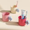 Flower Toothbrush Holder for Kids, Cute Rinse Cup with Handle, Toddler Bathroom Toothbrush Cup for Bedroom