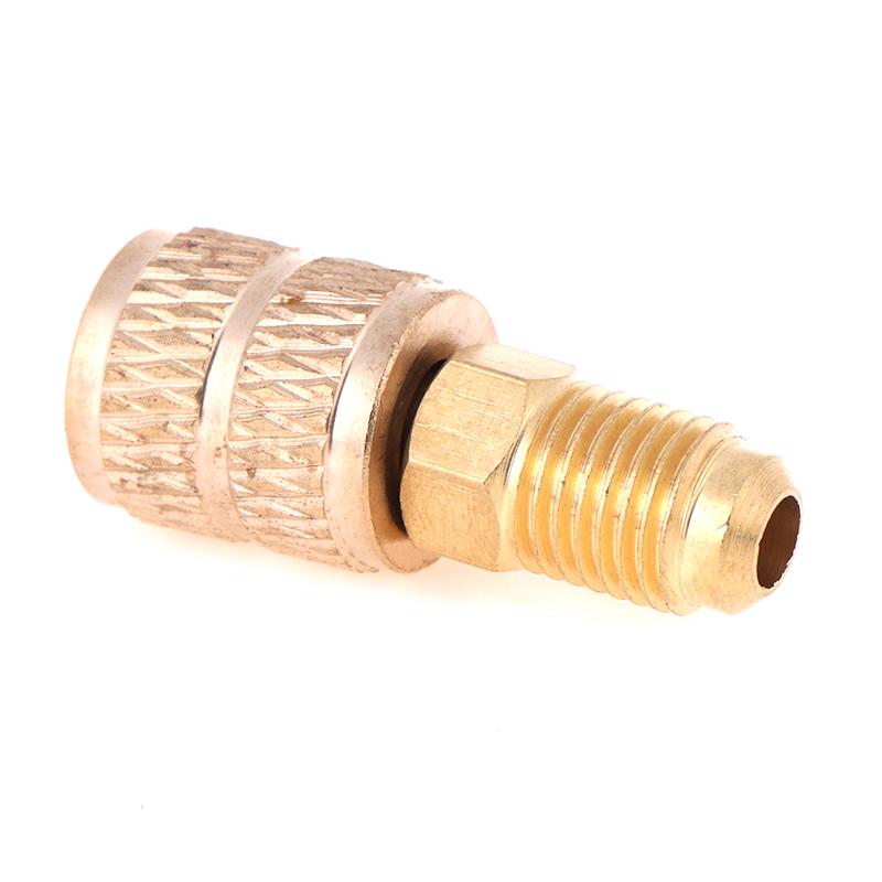 5/16" SAE Female To 1/4" Male for R410a R22 Gauge Hose Vacuum Pump Adaptor