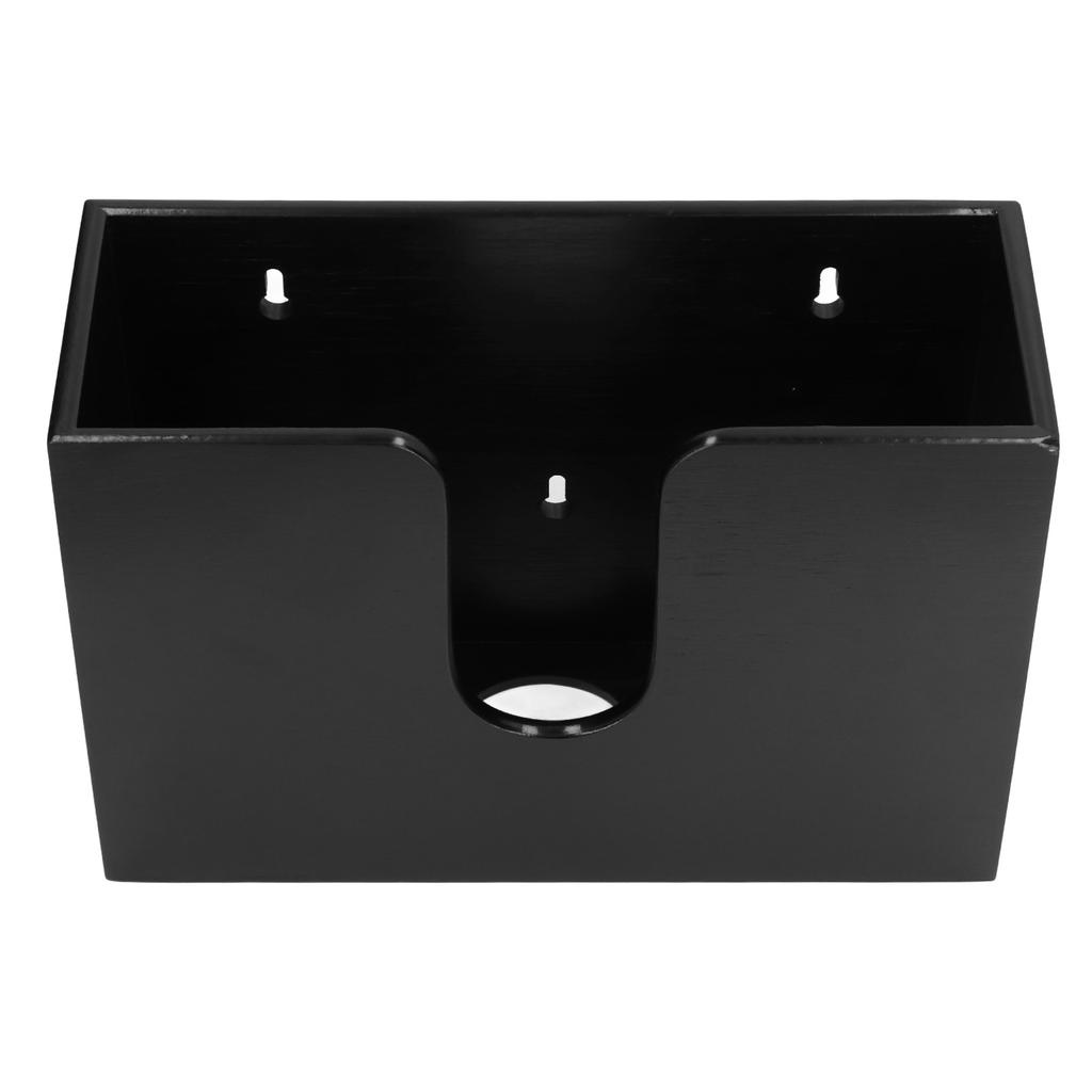 Bamboo Paper Towel Dispenser Countertop Wall Mounted Multifold Napkin Box for Bathroom