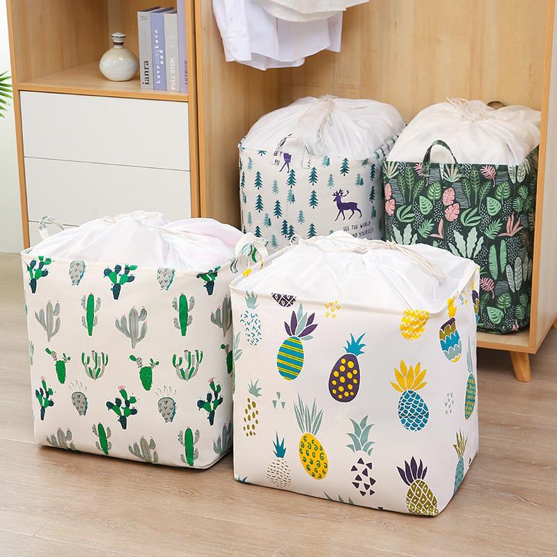 Space Saving Nonwoven Storage Cube For Bedroom Laundry And Blanket Organization