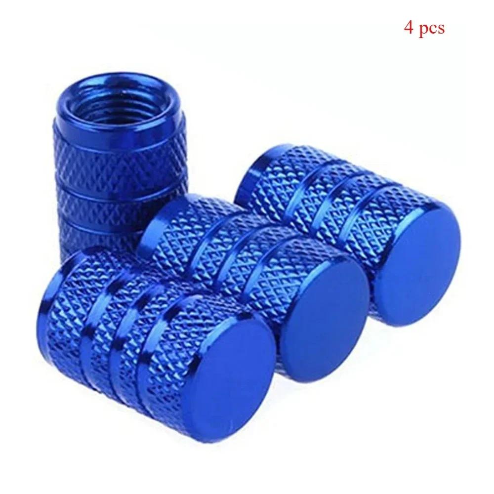 4pcs Universal Car Wheel Tire Valve Stem Caps Dust Covers Aluminum Tire Wheel Stem Air Valve Cap Car Accessories
