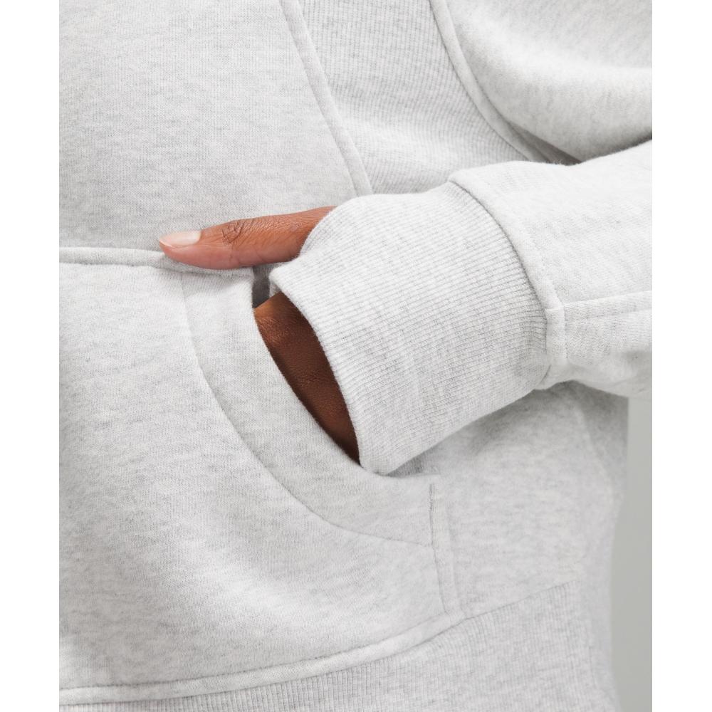 Lululemon Scuba Oversized Full Zip Hoodie Heathered Core Ultra Light Grey