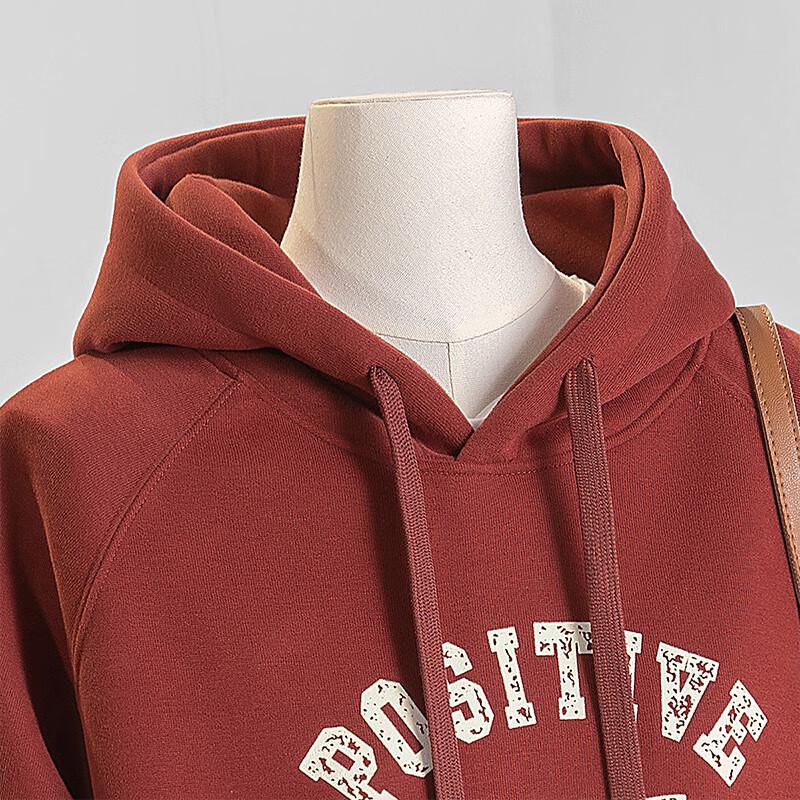 Women's Color-Block Print Hooded Sweatshirt