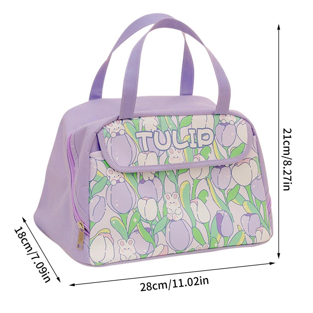 Reusable Lunch Bag Students Lunch Bags Large Capacity Box Leakproof Tote Waterproof Design For Work Picnic Travel