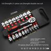 Socket Wrench Set: Auto Repair Tools with Fast Ratchet, Various Fly Sizes, Batch Head, & Extension