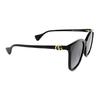 GUCCI Pattern Logo Frame Plate Frame Cat's Eye Sunglasses Unisex Couple Model Black