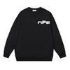 Off-White 2026 Herbst und Winter Neu Unvollständiger Buchstabenaufdruck Muster Herren und Damen Rundhals Hoodie