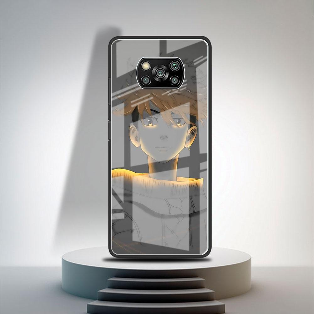 Glass Case For Xiaomi Poco X3 NFC 11 Lite 11T F3 M3 For Redmi Note 11 10 9 8 Pro 10S 9S 9A 9C Phone Cover Tokyo Revengers