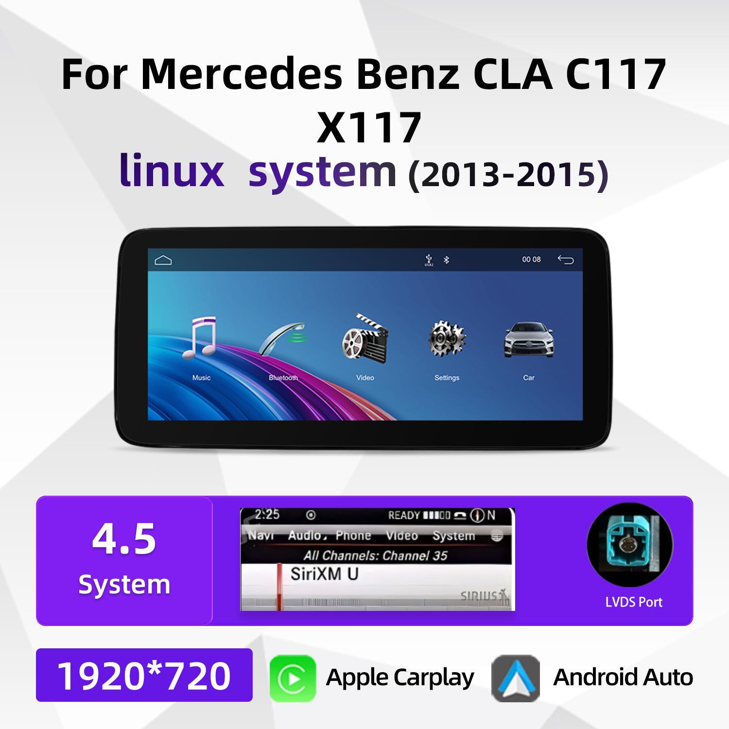 

12.3 Navigation & Carplay Screen for Mercedes-Benz CLA-Class C117/X117 12.3 inches