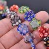 Flower Shape Mixed Flower Patterns 10mm 12mm 16mm Millefiori Glass Loose Beads for DIY Crafts Jewelry Making Accessories Findings