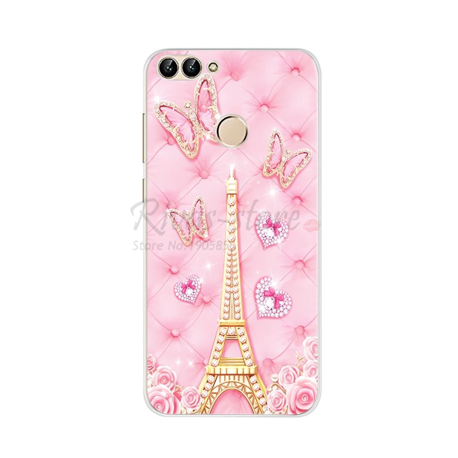 For Huawei P Smart 2018 Case TPU Soft Silicone Back Cover Phone Case For Huawei P Smart 2019 Cover Fundas FIG-LX1 PSmart Case