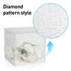 Stone & Diamond Pattern Transparent Acrylic Piggy Bank