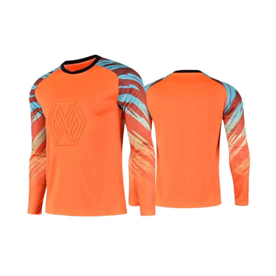 Anti-collision Goalkeeper Training Set: Long Sleeve Football Uniform for Adults and Children