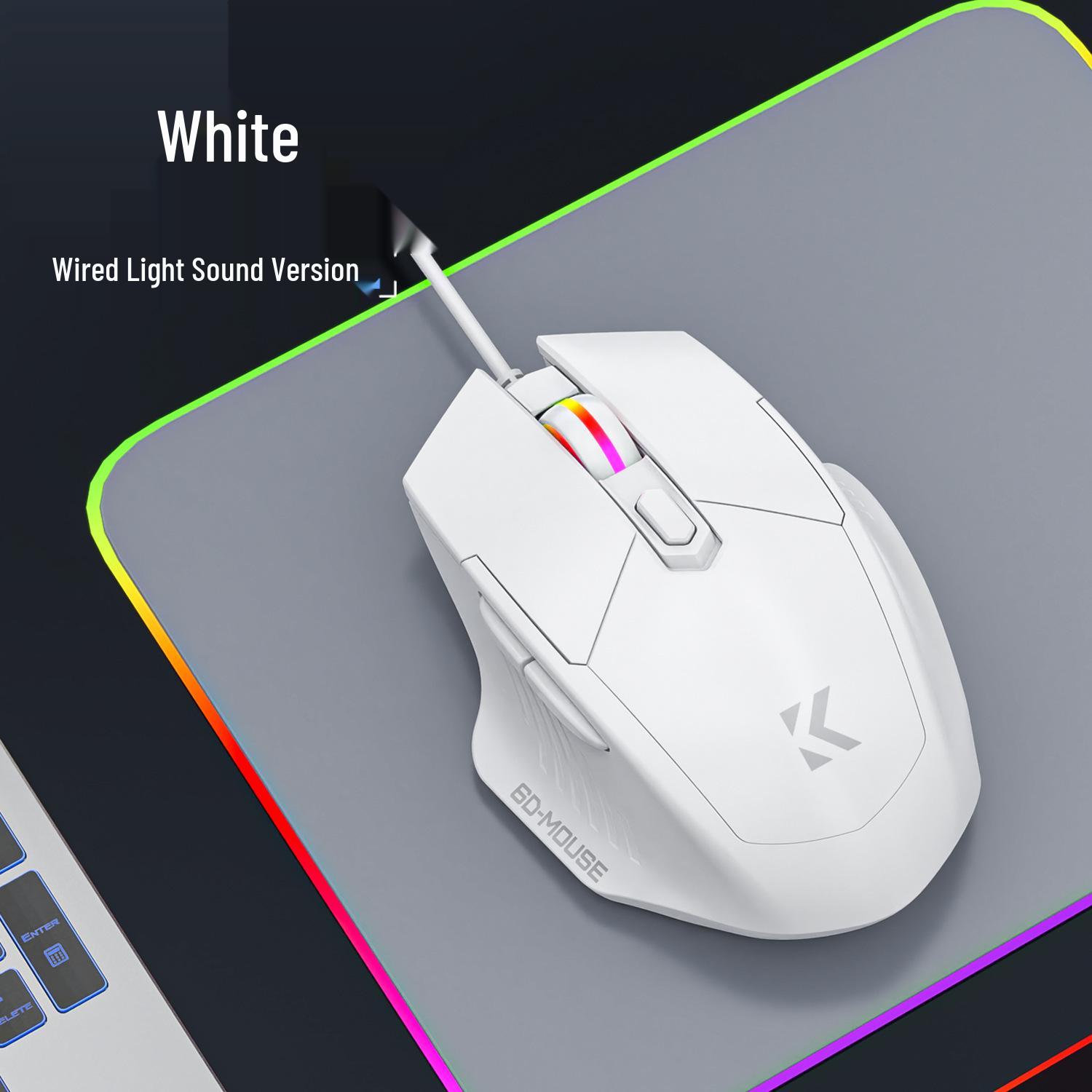 

Бесшумная игровая мышь M100 с двумя режимами - Легкая беспроводная Bluetooth-мышь для киберспорта