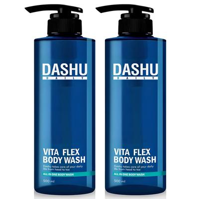Daily Vitaplex Men's All-in-One Body Wash, 500ml, 2 Units