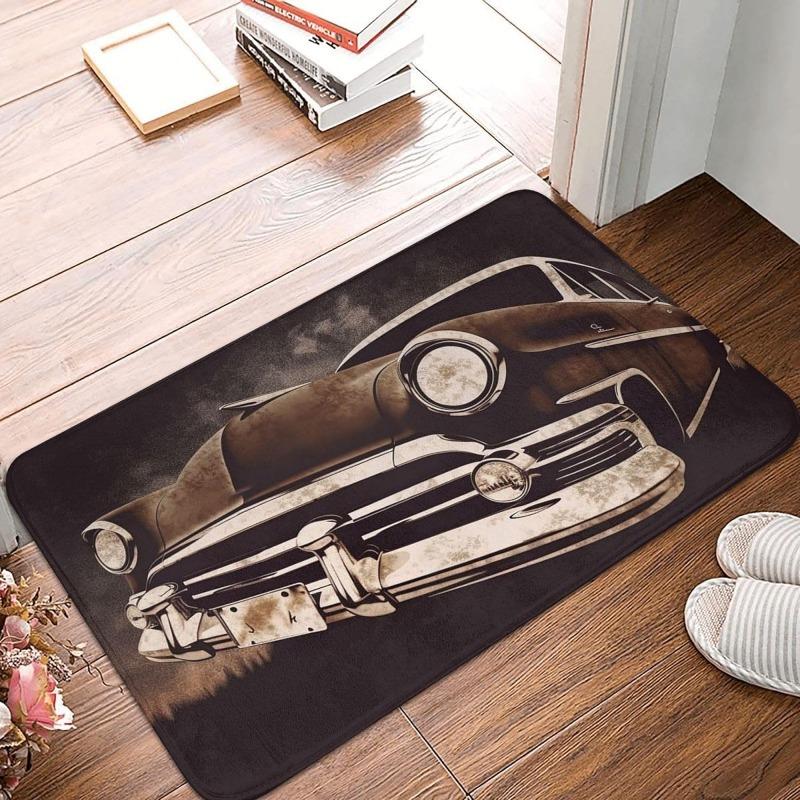 Outdoor Door Mat Front Door Mats Anime Owl Anti-Slip Durable Flannel For Entrance Welcome Indoor For Home For High Traffic Areas