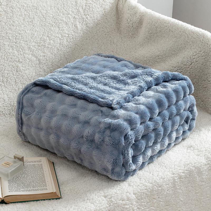 Bubble Rabbit Superweiche Flanelldecke - Nickerchen-/Sofadecke