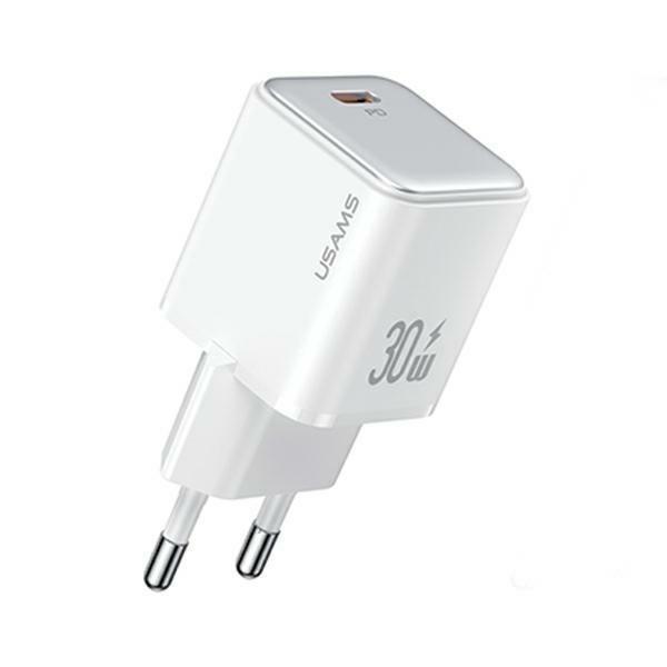 Usams Ład. Siec. 1Xusb-C Pd30W 3A (Only Head) Pd3.0 Fast Charging Biały/White X-Ron Series Cc186Tc02 (Us-Cc186)