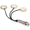 Piezo Contact Microphone 3 Transducer Pickups With End Pin Jack For Kalimba