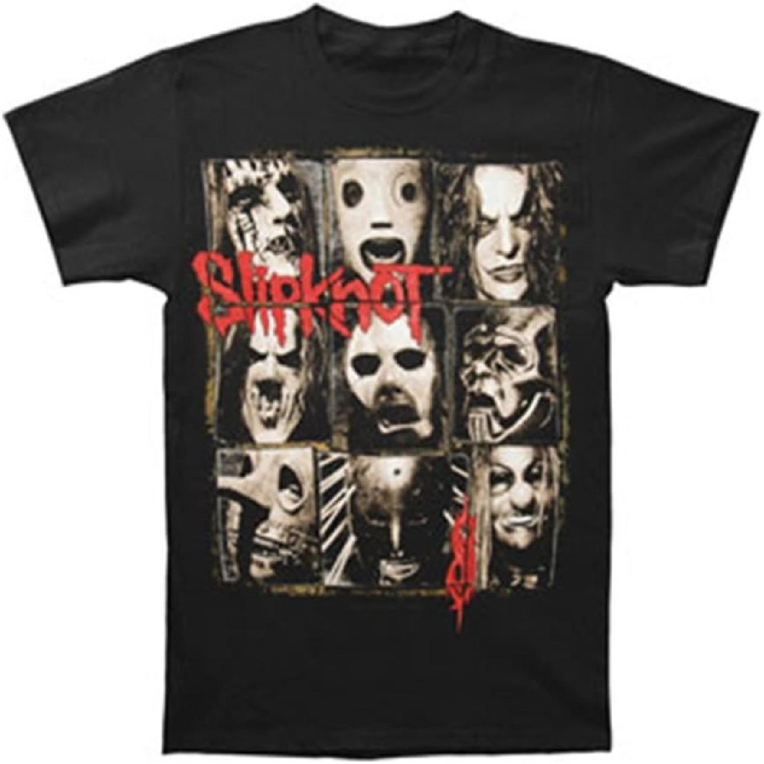 Мужская футболка Slipknot MezzotinT S чёрный
