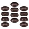 12Pcs Anti-Slip Caster Cups Premium Furniture Coasters Floor Protectors for Hardwood Chairs Tables Bed Legs No Scratch Noise