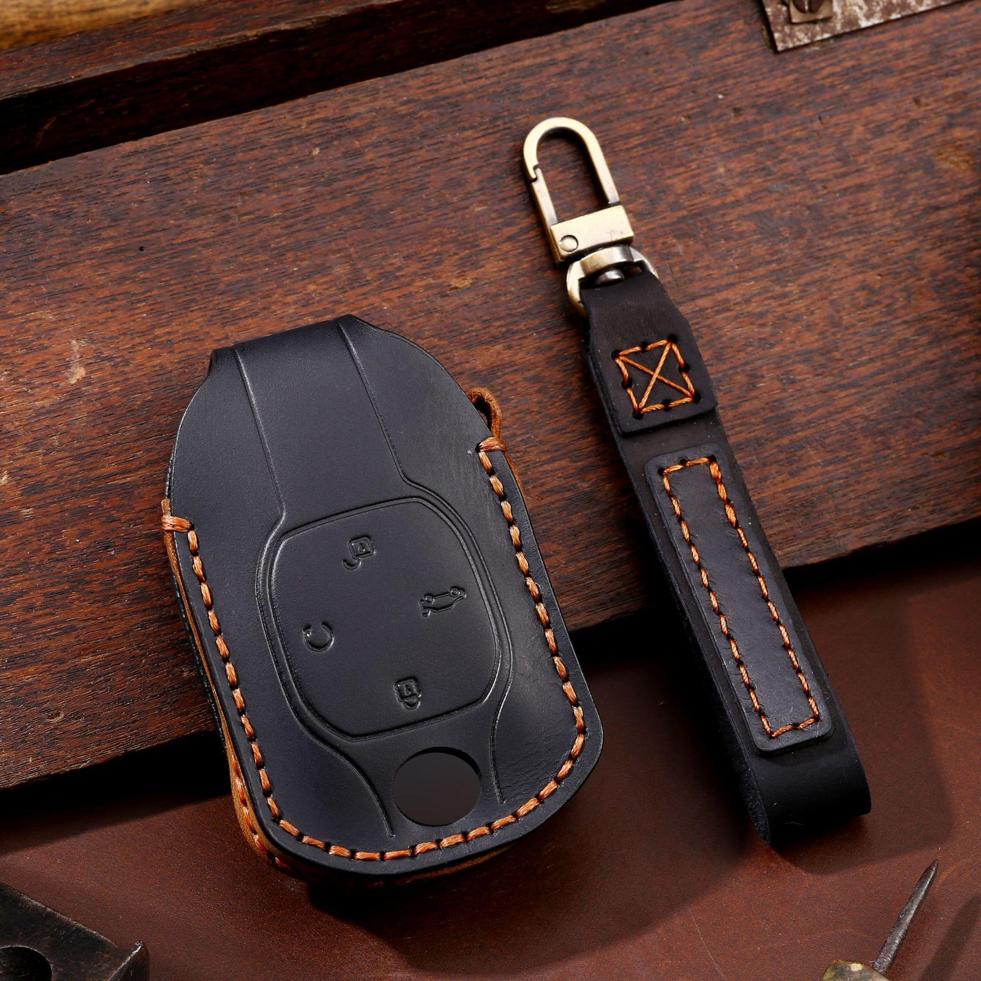 

The new listed car key cover is suitable for Trumpchi Shadow Leopard key cover, the new GS8 high-end automotive supplies manufacturer