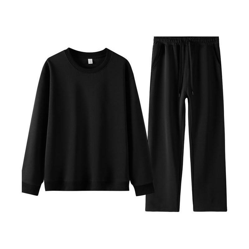 Women's Trendy Loose Drop Shoulder Hoodie & Wide Leg Sweatpants Set - Autumn/Winter Collection