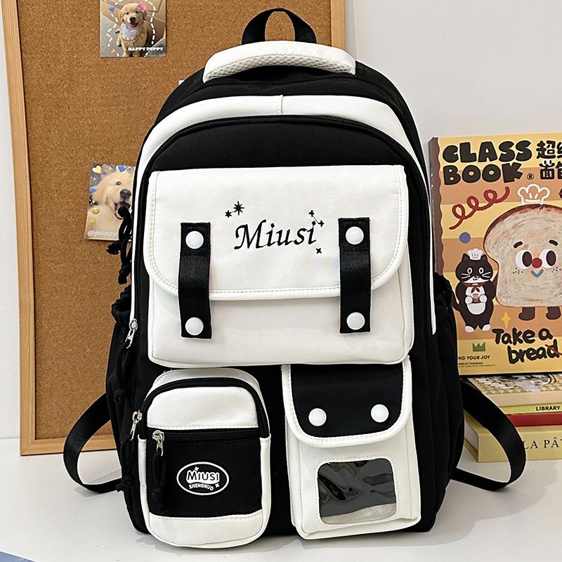 

Детские школьные ранцы для девочек начальной школы, для девочек-подростков, с несколькими карманами, для девочек, с высоким внешним видом, милые рюкзаки