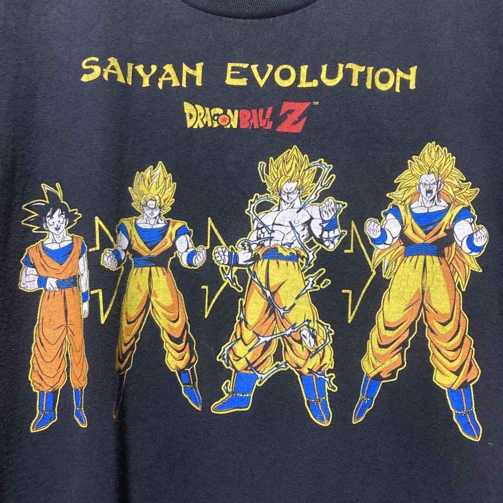 [USED] Rare Dragon Ball Z T-shirt, Size L, Super Saiyan Goku, Black