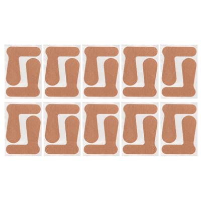 10 Stück Zehenbandage zur Fixierung, atmungsaktiv, selbstklebend, Zehenstrecker zur Linderung von Schmerzen