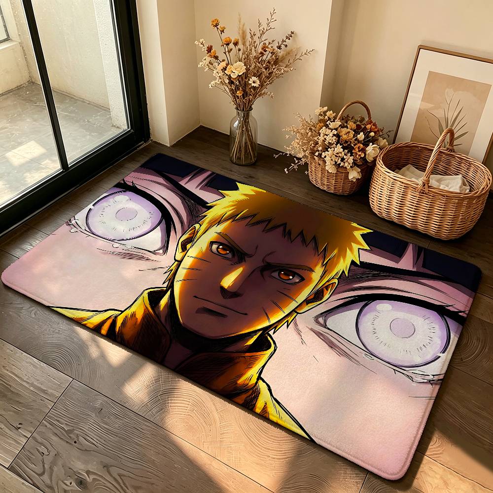 Classic Anme N-naruto-cool Carpet Bathroom Anti-slip Mat Door Mat Home Decoration Mat Entrance Door Mat Scratch-resistant Door